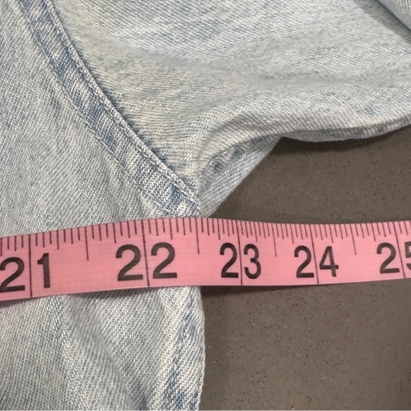 VINTAGE CARTOON CORNER The Flinstones Unisex Size M Denim Collared Long Sleeve - Picture 8 of 9